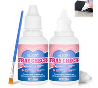 Allony Colle Anti-Effilochage Colle Tissus Couture, Empêche la Perte de Fil, L'effilochage et L'effilochage Des Coutures, Convient à Tous les Tissus, 60ML