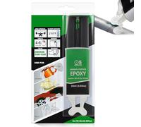 Allony Colle Metal Extra Forte, Colle Forte Plastique, Colle Plastique Extra Forte, Colle bi Composant, Réparation Rapide de Toutes les Surfaces de Coulée Métalliques-2 * 25ml