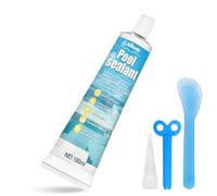 ALLONY Colle Piscine, Mastic Piscine, Silicone Piscine, Silicone Transparent, Mastic Piscine sous l'eau, Colle Liner Piscine pour Piscine et Entourage - 100ML