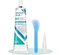 ALLONY Colle Verre, Mastic Acrylique, Colle Maquette Plastique, colle Acrylique, Ni Clou Ni Vis Extra Fort, Imperméable, Colles Forte tout Support pour Plastique, acrylique, Verre, ABS, 100ML