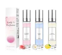Allony Eau de Parfum Femme Set, 3PCS Parfum Femme pas Cher, Longue Durée, Élégant, Frais et Vivant