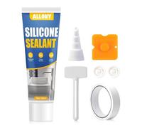 ALLONY Joint Silicone Transparent, 150ML Joint Cuisine, Salle de Bain, Silicone Alimentaire, Mastic silicone, joint Cuisine pour Salle de Bain, Douche, cuisine, Verre, Joint Carrelage
