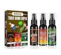 Allony Spray Puant, Spray Puant Liquide pour Farceurs, 3pc | Spray Caca, Fart Spray Extrêmement Puant pour Adultes, Mauvaise Odeur Extrêmement Longue Durée - Spray Qui PUE Le Caca