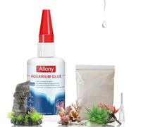 Allony Utilisé Pour L'aménagement Paysager de Colle Aquarium, Aquarium Corail Aménagement Paysager Colle Glue, Polyvalent Sous L'eau Colle Forte, Convient Pour le Corail, la Pierre, le Bois Attendez