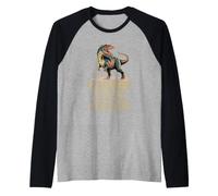 Allosaurus Dinosaure Chasseur de fossiles Paléontologie Humour Manche Raglan