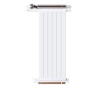 Allowish Câble d'extension PCIE 4.0 16x à pleine vitesse pour carte graphique PCI Express Port GPU Extension de carte d'extension blindée (20 cm, 4.0 à 90 degrés, blanc)