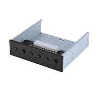 Allowish Extension de panneau avant multi-systèmes avec lecteur optique 5.25 6 commutateurs de commande d'alimentation de disque dur SATA