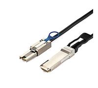 Allowish QSFP 40g SFF-8436 to MiniSAS HD SFF-8088 Adapter Cablefor DS4243 and DS4246 (2m,Black)