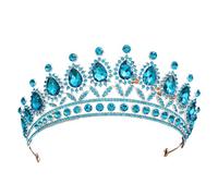 Alloy & Diamond Princess Elegant Crown For Bridal & Performance, One Size, Bois d'agar
