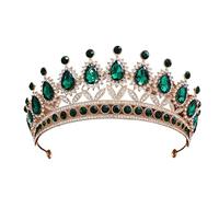 Alloy & Diamond Princess Elegant Crown For Bridal & Performance, One Size, Bois d'agar