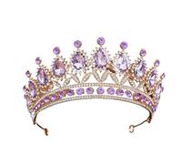 Alloy & Diamond Princess Elegant Crown For Bridal & Performance, One Size, Bois d'agar