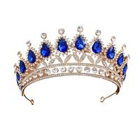 Alloy & Diamond Princess Elegant Crown For Bridal & Performance, One Size, Bois d'agar