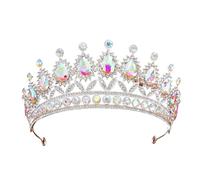 Alloy & Diamond Princess Elegant Crown For Bridal & Performance, One Size, Bois d'agar