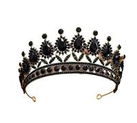 Alloy & Diamond Princess Elegant Crown For Bridal & Performance, One Size, Bois d'agar