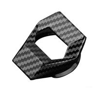 Alloy Engine Start Stop Button Cover Red(Carbon fibers)