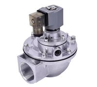 Alloy G11/2" Right Angle Diaphragm Valve AC220V / DC24V DMF-Z-40S Pneumatic Pulse Solenoid Valve(AC220V)