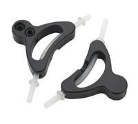 Alloy Straddle Cable Carrier with Liner (2pcs) - Black