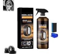 Alloy Wheel Cleaner Spray,Powerful Wheel Cleaner,Multifunction Acid Wheel and Rim Cleaner,Finish&Shine Enhancer,Safe on All Tires & Wheels for Cars,Trucks,SUVs (1)