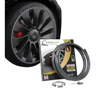 AlloyGator Gris Protecteurs de Roue en Alliage Protecteurs de Jante | Protection des Roues | Protection des Roues en Alliage | Convient aux Roues de Roues de 12 à 24 Pouces | 14 Couleurs Disponibles