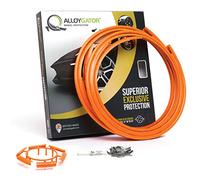 AlloyGator Lot de 4 anneaux de protection pour jantes 12-24 pouces - Orange