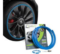 AlloyGator Protection Jantes Voiture Bleu ciel - Prévient les Rayures et Éraflures de Bordure | S’adapte aux Jantes 19” | Compatible avec Tous les Véhicules | Installation Sans Colle | 15 Couleurs