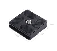 ALLOYSEED PU-50 Universel Métal Dégagement Rapide Plaque Caméra Trépied Adaptateur Plaque De Montage Pour Benro Arca Trépied Rotule - Type PU40 Quick Release #A