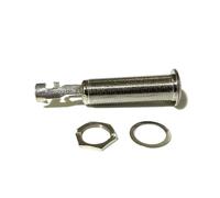Allparts® »EP-0152-000 SWITCHCRAFT® 152B STEREO LONG THREADED JACK« Prise jack stéréo pour eclisse - 1 Pièce - Finition: Nickel