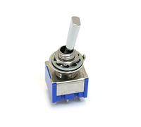 Allparts EP de 0080-010 Interrupteur (Mini Switch) on/on/on Chromé