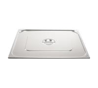 Allpax Couvercle pour récipient GN 2/1 en acier inoxydable, sans ouverture de cuillère