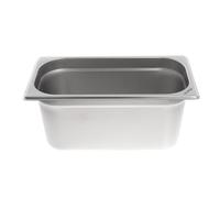 Allpax GN Bac 1/3 en acier inoxydable - Hauteur 150 mm - Bac gastronorme résistant aux aliments et à la chaleur, pour l'égouttage ou comme insert de cuisson dans le chafing dish
