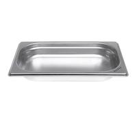 Allpax GN Récipient 1/4 en acier inoxydable - Hauteur 40 mm - Récipient Gastronormé résistant à la chaleur et aux aliments, pour l'égouttage ou comme insert de cuisson dans le chafing dish