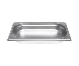 Allpax GN Récipient 1/4 en acier inoxydable - Hauteur 40 mm - Récipient Gastronormé résistant à la chaleur et aux aliments, pour l'égouttage ou comme insert de cuisson dans le chafing dish