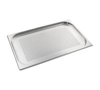 Allpax Récipient GN 1/1 en acier inoxydable - Hauteur 20 mm - Avec perforation - Récipient alimentaire résistant à la chaleur - Pour égoutter ou comme insert de cuisson dans le réchaud perforé
