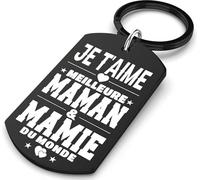 Allpeak Cadeau Mamie, Cadeau Maman - 2024 Porte Clef Cadeau Grand Mere, Cadeau Fete des Grand Mere, Bonne Fete Mamie, Cadeau Fete des Mamie, Bonne Fête Mamie, Fete des Grand Mere, Cadeau Maman Noël