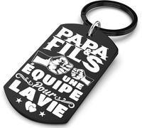 Allpeak Porte-Clés Cadeau Papa Fils - Idée Originale pour Anniversaire, Noël - Homme