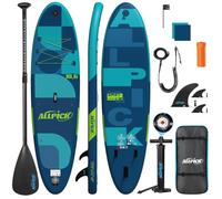 ALLPICK Paddle Gonflable, Kit de Padelsurf de Stand Up Paddle Sup 200 kg | vec Support Universel pour Caméra, Pagaie Réglable, Débutants et Confirmés