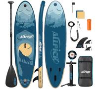 ALLPICK Paddle Gonflable, Kit de Padelsurf de Stand Up Paddle Sup 200 kg | vec Support Universel pour Caméra, Pagaie Réglable, Débutants et Confirmés