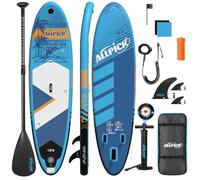 ALLPICK Paddle Gonflable, Kit de Padelsurf de Stand Up Paddle Sup 200 kg | vec Support Universel pour Caméra, Pagaie Réglable, Débutants et Confirmés