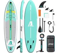 ALLPICK Paddle Gonflable, Kit de Padelsurf de Stand Up Paddle Sup 200 kg | vec Support Universel pour Caméra, Pagaie Réglable, Débutants et Confirmés