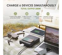 Panneau solaire ALLPOWERS 5V 21W, chargeur solaire portable, capacité de batterie intégrée de 10 000 mah, panneau solaire pliable