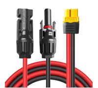 ALLPOWERS Câble de charge solaire Câble de port XT60 Câble solaire 1,5 m 14 AWG pour alimentation portable