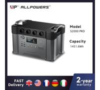 ALLPOWERS - centrale électrique Portable 2000W/2400W, sauvegarde d'urgence, alimentation haute puissance pour la maison et l'extérieur 1500Wh 2000W