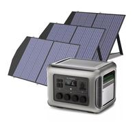 ALLPOWERS - générateur solaire 2500W, centrale électrique Portable 2016Wh avec 3 panneaux solaires 100W