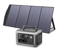 ALLPOWERS Générateur solaire R600,2x 600W pointe 1200W Sortie d'alimentation portable avec panneau solaire 200W,batterie LiFePO4