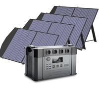 ALLPOWERS Générateur solaire S2000 Pro avec 4 panneaux solaires pliables de 100W,1451Wh 2400W Centrale électrique avec batterie