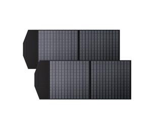 ALLPOWERS Panneau Solaire Pliable SP027 2 pièces 100W IP66 étanche, Kit de panneau solaire portable avec sortie 18 V, module d'efficacité 23%, centrale chargeur solaire Portable pour camping, caravane