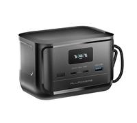 ALLPOWERS PB100 Powerbank avec panneau solaire pliable SP001 21 W, batterie externe 24000 mAh avec sortie USB-C 100 W, chargeur portable avec affichage numérique, lumière LED, batterie de charge
