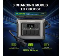 ALLPOWERS R1500 LITE centrale électrique Portable 1056Wh LiFePO4 1600W (3200W de crête) générateur solaire de sortie ca avec UPS pour Camping RV R1500 LITE