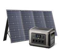 ALLPOWERS R1500 LITE Station Électrique portable avec panneaux solaire pliables de 400W, 1056Wh batterie LiFeP04 fonction UPS, 1600W de capacité pour l'alimentation de Camping