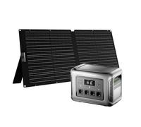 ALLPOWERS R1500 Lite Station électrique Portable avec SE100 Panneaux Solaire Pliables de 100W, 1056Wh Batterie LFP Fonction UPS, 1600W de capacité pour l'alimentation de Camping